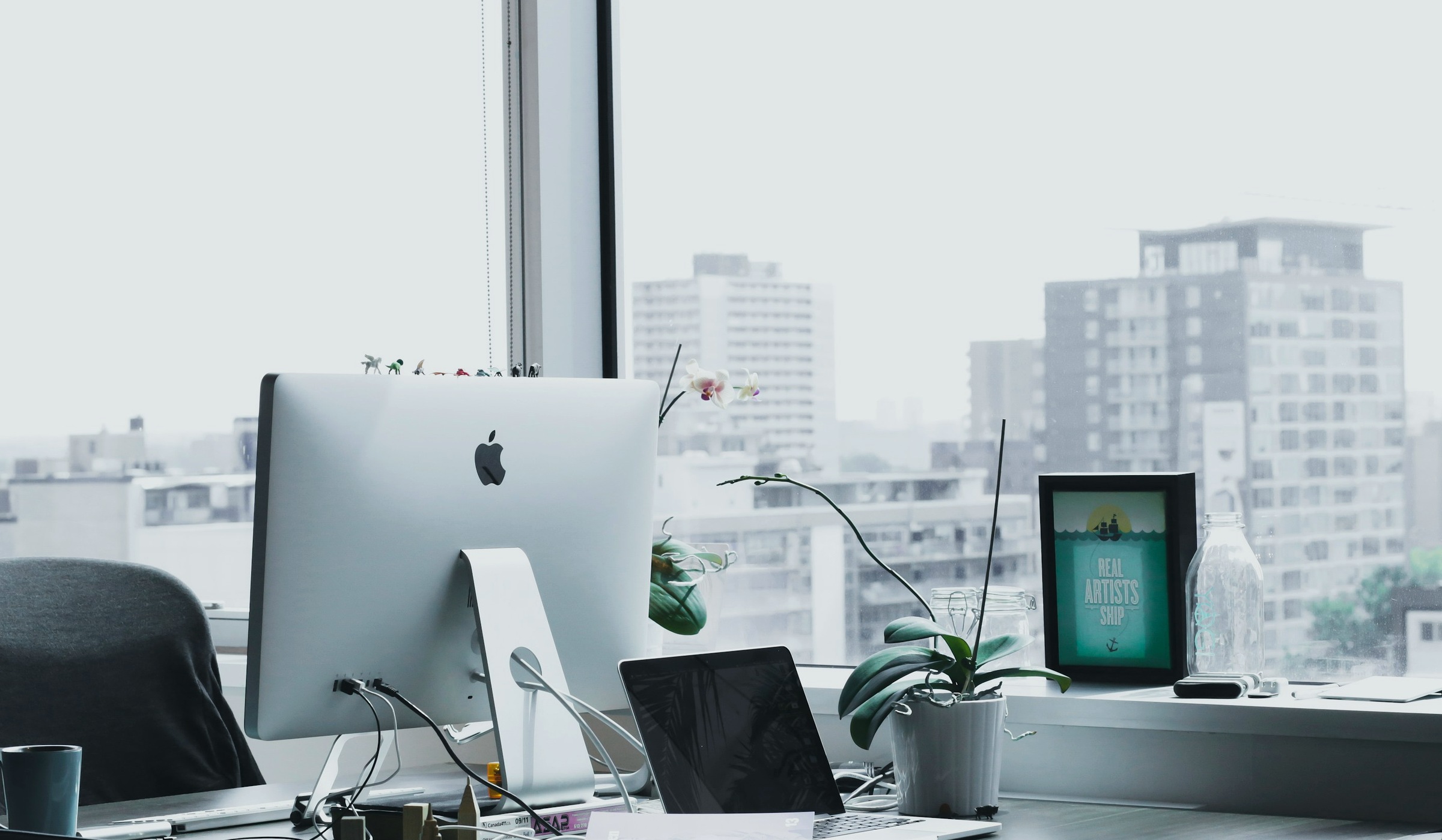 SEO analyst reviewing growth charts